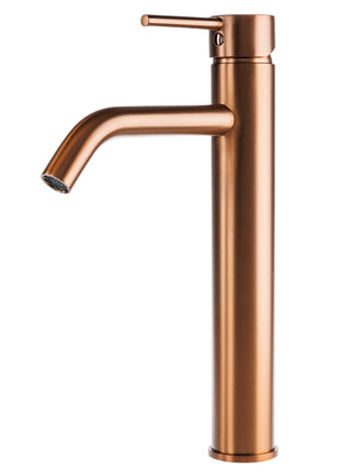 Vtw Living - Mengkraan - Wastafelkraan Geborsteld Brons - Kraan Wastafel - 30 cm hoog