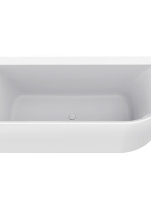 Vtw Living - Hoekbad - Ligbad Mat Wit 180 × 80 Cm - Links