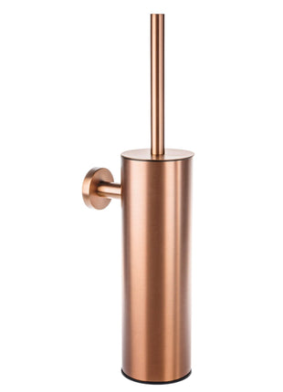 Vtw Living - Toiletborstel Met Houder - Geborsteld Brons - 39 X 8,4 Cm