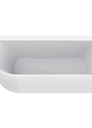 Vtw Living - Hoekbad - Ligbad Glans Wit 180 × 80 Cm - Rechts