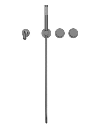 Vtw Living - Inbouwkraan Compleet met Inbouwdeel - Gun Metal