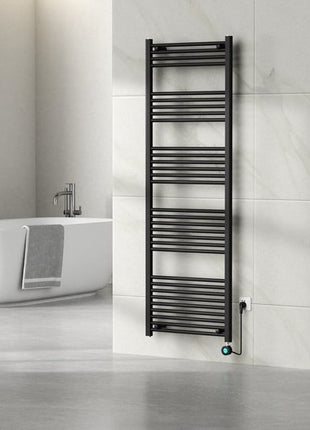 Vtw Living - Handdoekradiator Elektrisch 1800 × 600 mm - Mat Zwart - 900 Watt
