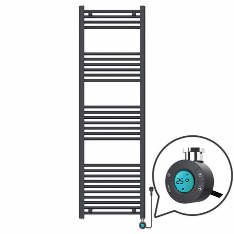 Vtw Living - Handdoekradiator Elektrisch 1600 × 500 mm - Mat Zwart - 700 Watt
