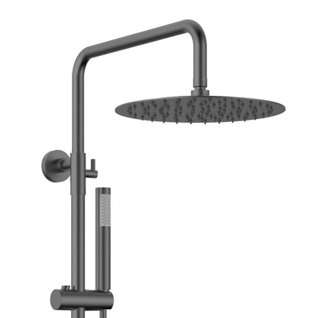 Vtw Living - Regendouche Gun Metal 30 cm - Thermostatische mengkraan