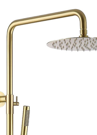 Vtw Living - Regendouche Set Met Thermostatische Mengkraan - Goud - 30 Cm