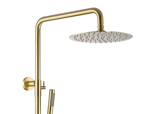 Vtw Living - Regendouche Set Met Thermostatische Mengkraan - Goud - 30 Cm