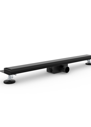 Vtw Living - Douchegoot Rvs Mat Zwart 60 Cm - Geschikt om te betegelen