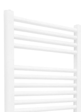 Vtw Living - Handdoekradiator Badkamer met Aansluit Set en Thermostaat - 1200 × 500 mm - Mat Wit