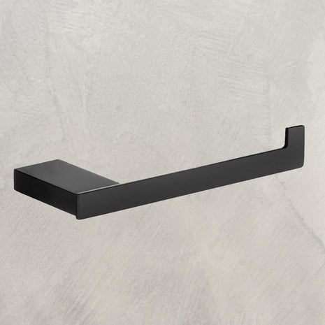 Vtw Living - Toiletrolhouder Mat Zwart - 6,4 × 18 × 3 Cm