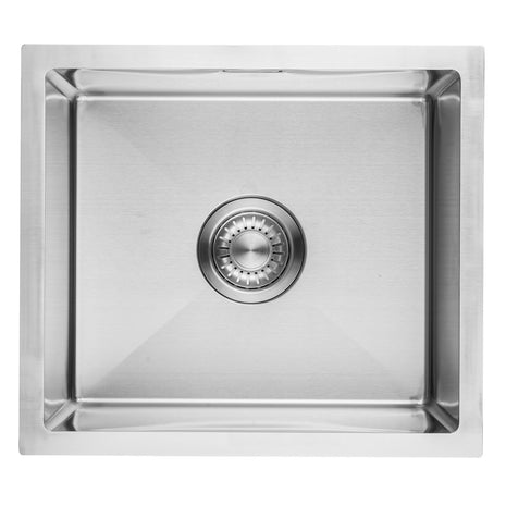 Vtw Living - RVS Spoelbak 28,5 x 34,5 cm - Inclusief Aansluitset - Zonder Kraangat