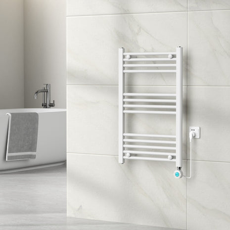 Vtw Living - Handdoekradiator Elektrisch 800 × 500 mm - Mat Wit - 300 Watt