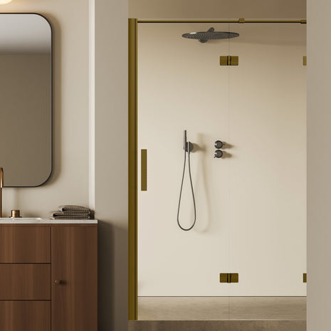 Vtw Living - Stijlvolle Gouden Nisdeur - Deur Links - 120×200 cm - Nano Coating