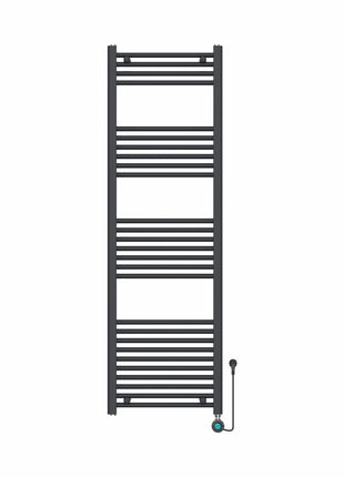 Vtw Living - Handdoekradiator Elektrisch 1600 × 500 mm - Mat Zwart - 700 Watt