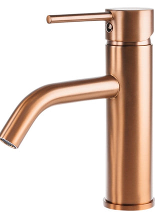 Vtw Living - Mengkraan - Wastafelkraan Geborsteld Brons  - Kraan Wastafel - 17 cm hoog