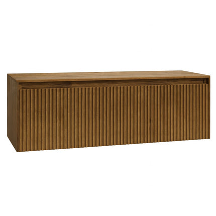 Vtw Living - Japandi Badkamermeubel 100 Cm - Bruin