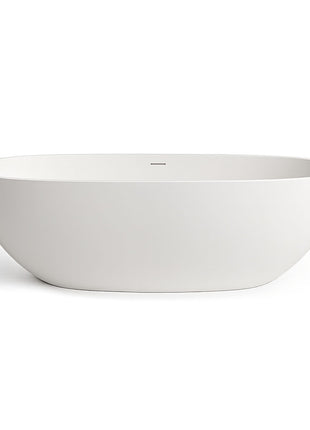Vtw Living Vrijstaand Bad Ovaal - Ligbad - Mat Wit 170×78 cm
