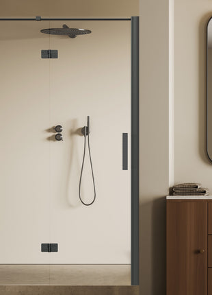 Vtw Living - Stijlvolle Gun Metal Nisdeur - Deur Rechts - 100×200 cm - Nano Coating