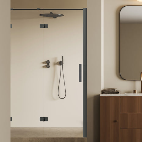 Vtw Living - Stijlvolle Gun Metal Nisdeur - Deur Rechts - 100×200 cm - Nano Coating