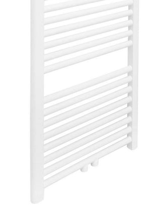 Vtw Living - Handdoekradiator Badkamer met Aansluit Set en Thermostaat - 1600 × 500 mm - Mat Wit