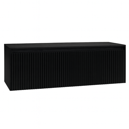 Vtw Living - Japandi Badkamermeubel 100 Cm - Mat Zwart