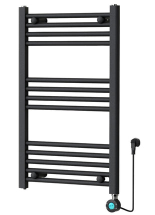 Vtw Living - Handdoekradiator Elektrisch 800 × 500 mm - Mat Zwart - 300 Watt