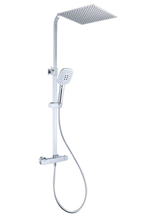 Vtw Living - Regendoucheset Met Thermostatische Mengkraan - Regendouche Chroom - 30 cm