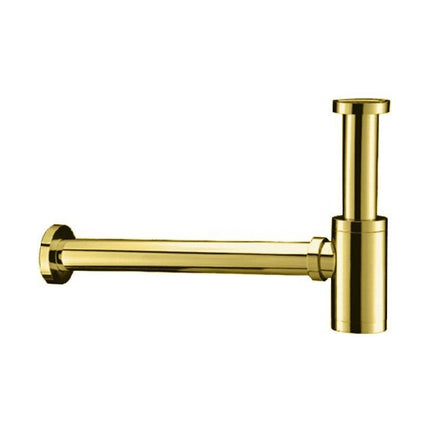 Vtw Living - Wastafelsifon Geborsteld Messing Goud - Universele Sifon
