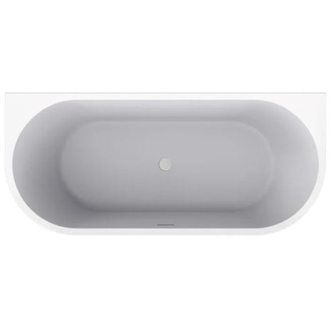 Vtw Living - Half Vrijstaand Bad - Ligbad - Mat Wit 180×80 cm