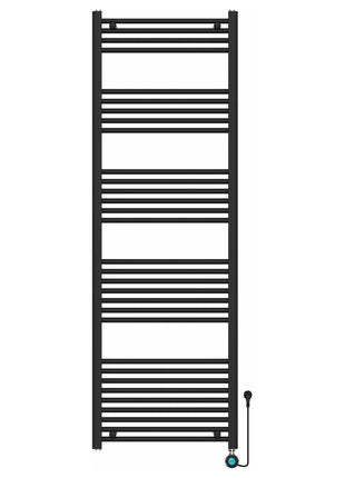 Vtw Living - Handdoekradiator Elektrisch 1800 × 600 mm - Mat Zwart - 900 Watt