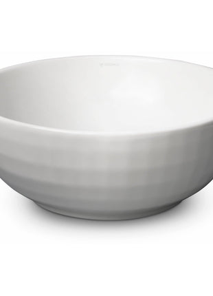 Vtw Living - Waskom Rond Mat Wit Keramiek - Opbouwwaskom 40 cm
