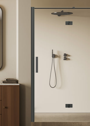 Vtw Living - Stijlvolle Gun Metal Nisdeur - Deur Links - 120×200 cm - Nano Coating
