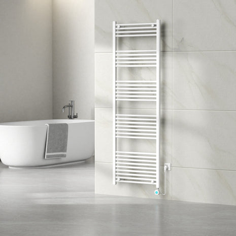 Vtw Living - Handdoekradiator Elektrisch 1800 × 600 mm - Mat Wit - 900 Watt