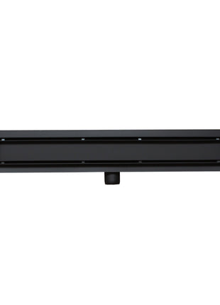 Vtw Living - Douchegoot Rvs Mat Zwart 80 Cm - Geschikt om te betegelen