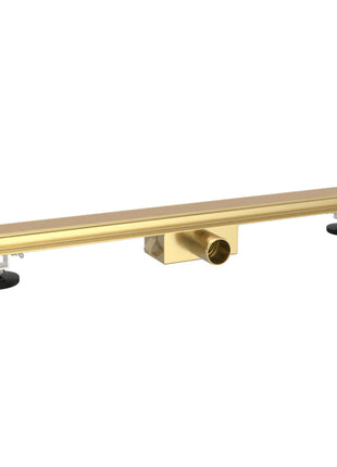 Vtw Living - Douchegoot Rvs Mat Goud 80 Cm - Geschikt om te betegelen