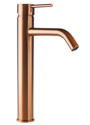 Vtw Living - Mengkraan - Wastafelkraan Geborsteld Brons - Kraan Wastafel - 30 cm hoog