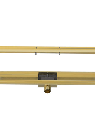 Vtw Living - Douchegoot Rvs Mat Goud 80 Cm - Geschikt om te betegelen
