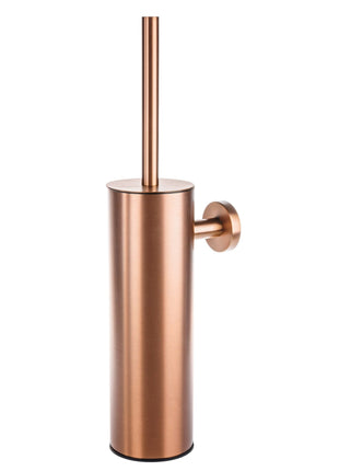 Vtw Living - Toiletborstel Met Houder - Geborsteld Brons - 39 X 8,4 Cm
