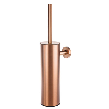 Vtw Living - Toiletborstel Met Houder - Geborsteld Brons - 39 X 8,4 Cm