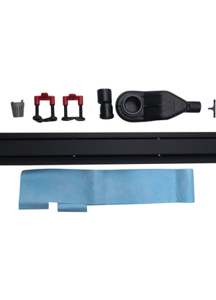Vtw Living - Douchegoot RVS Mat Zwart 70 cm - Betegelbaar