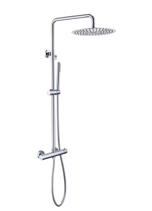 Vtw Living - Regendoucheset Met Thermostatische Mengkraan - Regendouche Chroom - 30 cm
