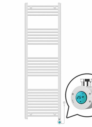 Vtw Living - Handdoekradiator Elektrisch 1600 × 500 mm - Mat Wit - 700 Watt