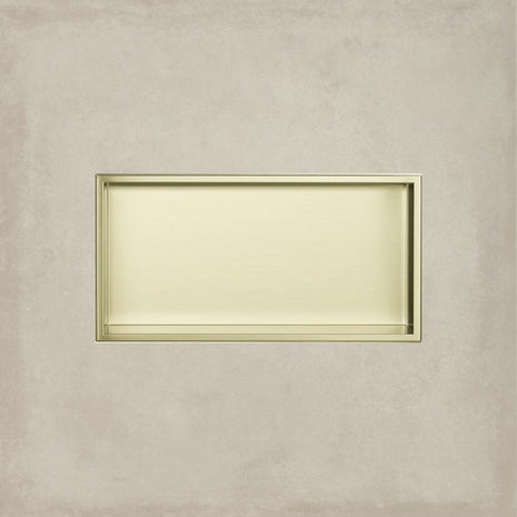 Vtw Living - Inbouwnis Badkamer - Geborsteld Messing Goud - 60 x 30 x 10 cm