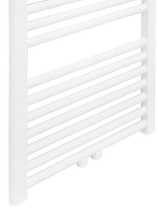 Vtw Living - Handdoekradiator Badkamer met Aansluit Set en Thermostaat - 1200 × 500 mm - Mat Wit