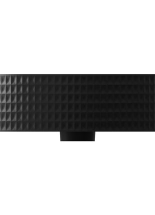 Vtw Living - Waskom Rond Mat Zwart Keramiek - Opbouwwaskom 40 cm