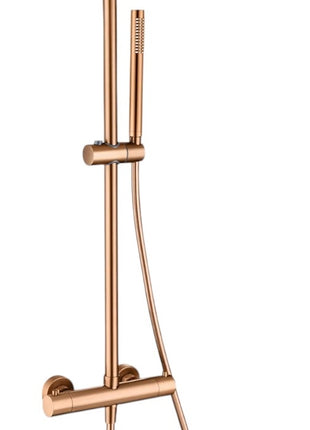 Vtw Living - Regendouche Set Met Thermostatische Mengkraan - Brons - 25 Cm