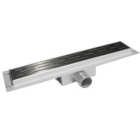 Vtw Living - Douchegoot Rvs Met Flens - Verstelbaar - 70 x 7 cm