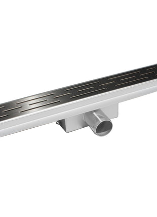 Vtw Living - Douchegoot Rvs Met Flens - Verstelbaar - 80 x 7 cm