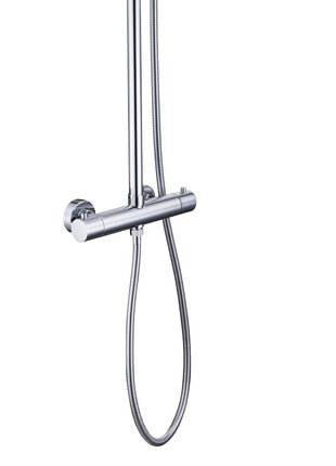 Vtw Living - Regendoucheset Met Thermostatische Mengkraan - Regendouche Chroom - 30 cm