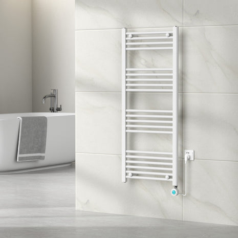 Vtw Living - Handdoekradiator Elektrisch 1200 × 500 mm - Mat Wit - 500 Watt