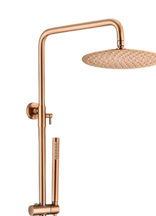 Vtw Living - Regendouche Set Met Thermostatische Mengkraan - Brons - 25 Cm